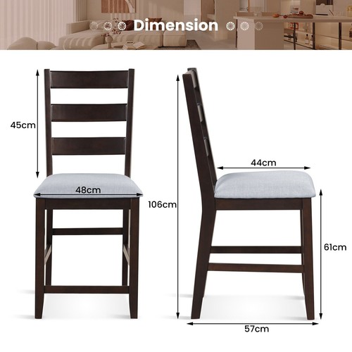 Piece bar stool set for - 2,